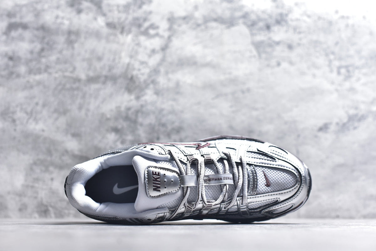 Nike P-6000 — Metallic Silver / White / Dark Grey
