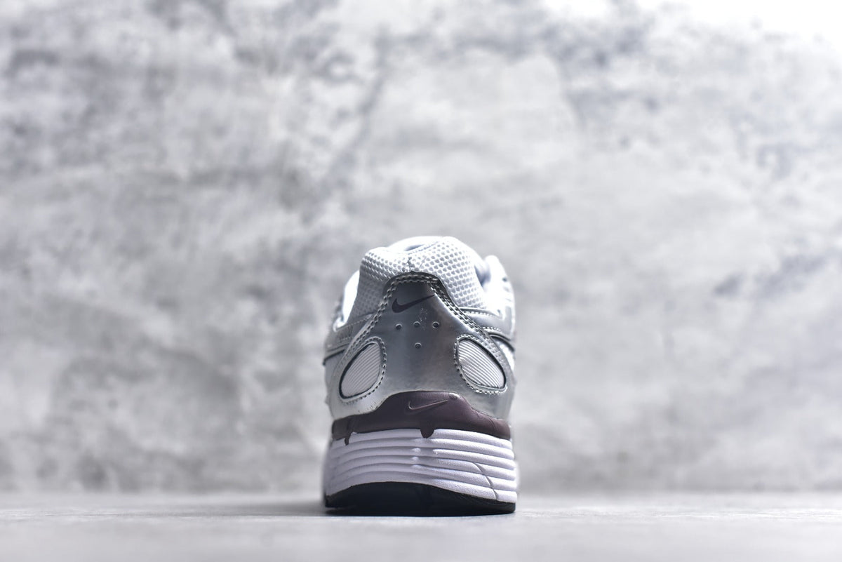 Nike P-6000 — Metallic Silver / White / Dark Grey
