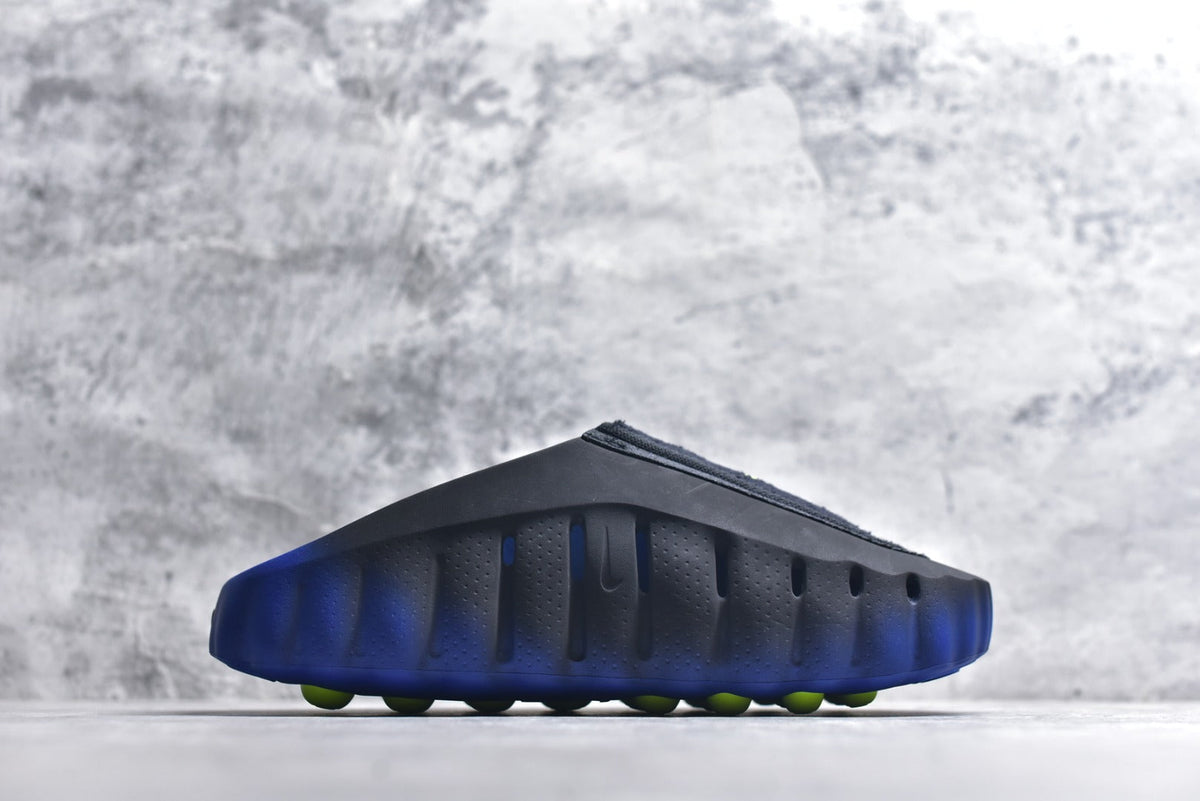 Nike Mind 001 Closed-Toe Massage Slide IR2175-400 Black Blue