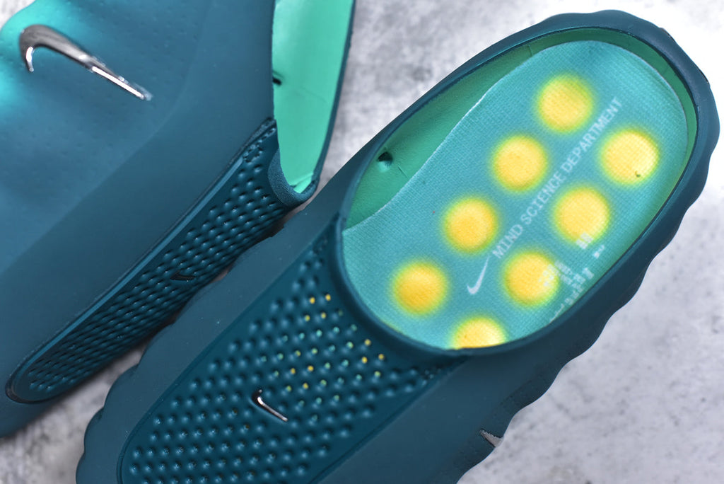 Nike Mind 001 Closed-Toe Massage Slide HQ4307-301 Geode Blue-Green