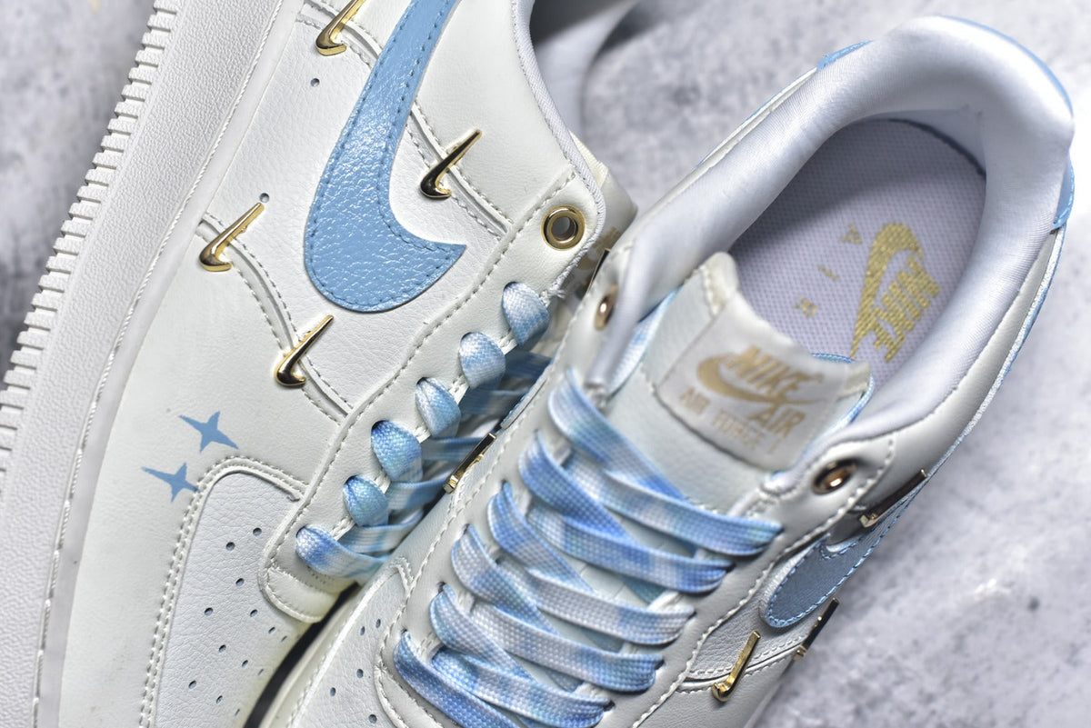 Nike Air Force 1 “Ocean Blue” Hand-Painted Custom — FV3654-311